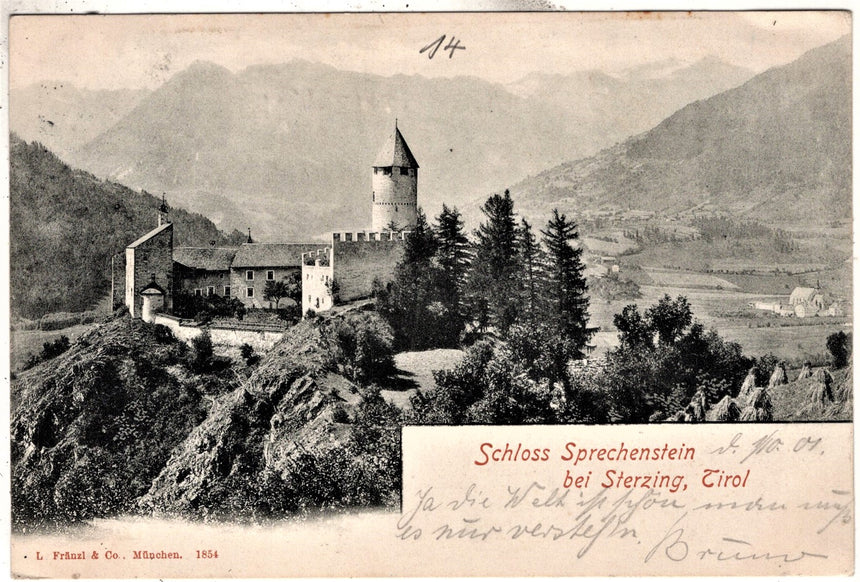 Cartolina Sudtirol Alto Adige Bolzano Bozen Vipiteno Schloss Sprechenstein Sterzing | Collezionissimo