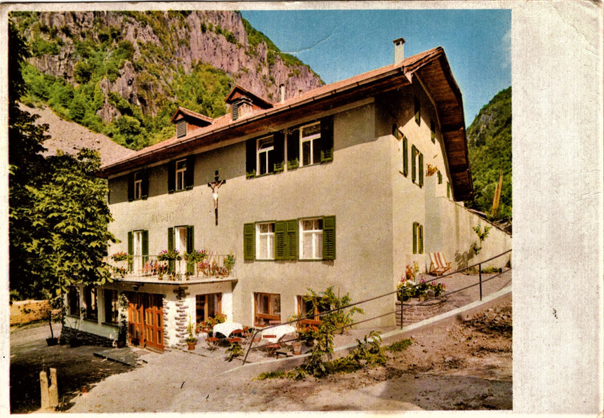 Cartolina Sudtirol Alto Adige Bolzano Bozen Laives Leifers Albergo Moser bei Bozen | Collezionissimo