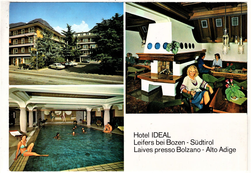 Cartolina Sudtirol Alto Adige Bolzano Bozen Laives Leifers Hotel Ideal | Collezionissimo