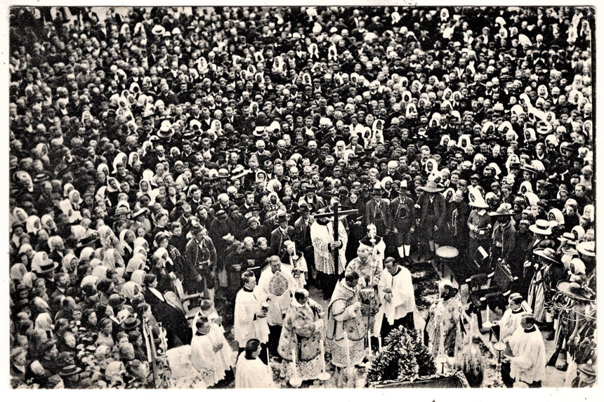 Cartolina Sudtirol Alto Adige Bolzano Pietralba Weissenstein bei Bozen processione 1914 | Collezionissimo