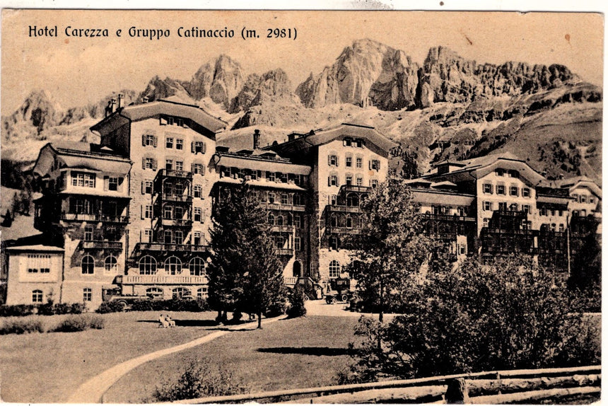 Cartolina Sudtirol Alto Adige Bolzano Bozen Hotel Carezza Karerseehotel Dolomiti | Collezionissimo