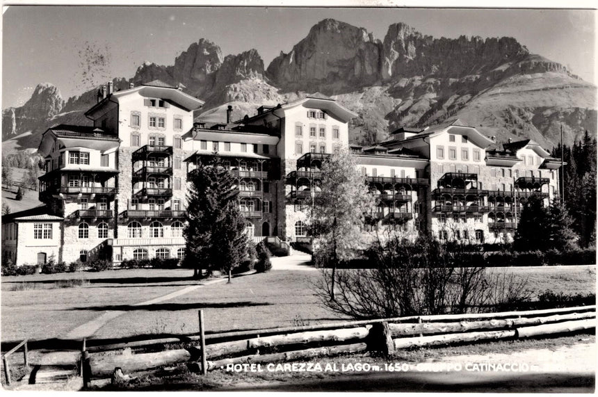 Cartolina Sudtirol Alto Adige Bolzano Bozen Hotel Carezza Karerseehotel Dolomiti | Collezionissimo