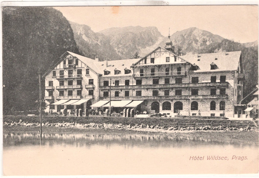 Cartolina Sudtirol Alto Adige Bolzano Bozen Hotel Wildsee Prags | Collezionissimo