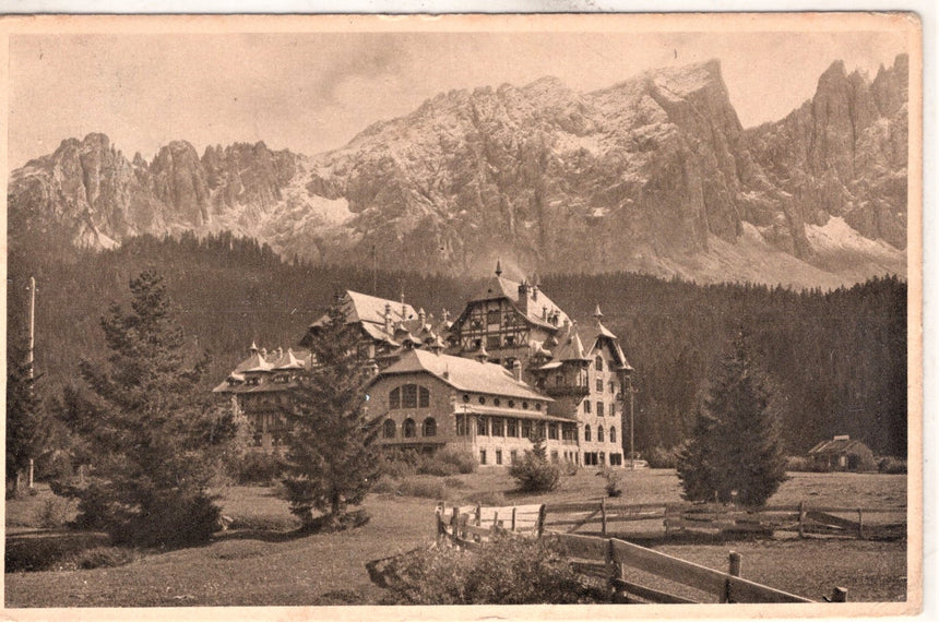 Cartolina Sudtirol Alto Adige Bolzano Bozen Hotel Carezza Karerseehotel Dolomiti | Collezionissimo