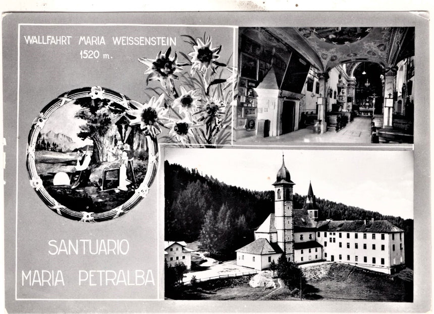 Cartolina Sudtirol Alto Adige Bolzano Bozen Pietralba Maria Weissenstein | Collezionissimo