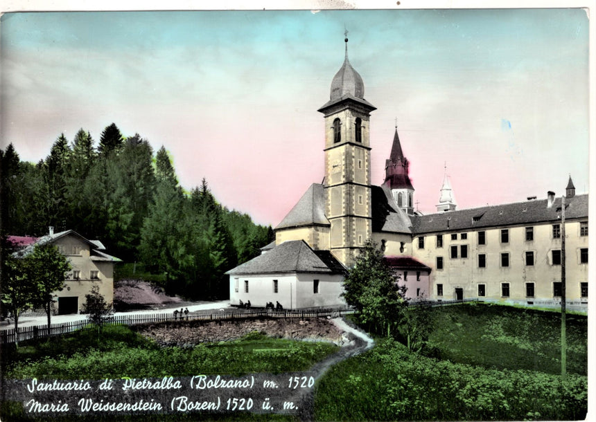 Cartolina Sudtirol Alto Adige Bolzano Bozen Pietralba Maria Weissenstein | Collezionissimo