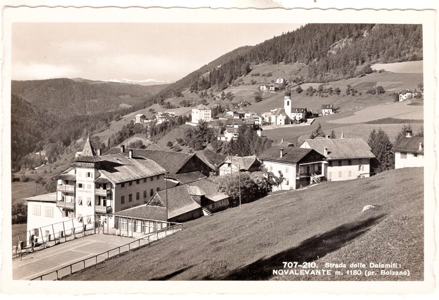 Cartolina Sudtirol Alto Adige Bolzano Bozen Novalevante albergo Posta Cavallino Bianco | Collezionissimo