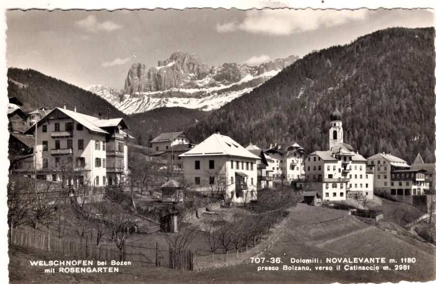 Cartolina Sudtirol Alto Adige Bolzano Bozen Novalevante Welschnofen | Collezionissimo