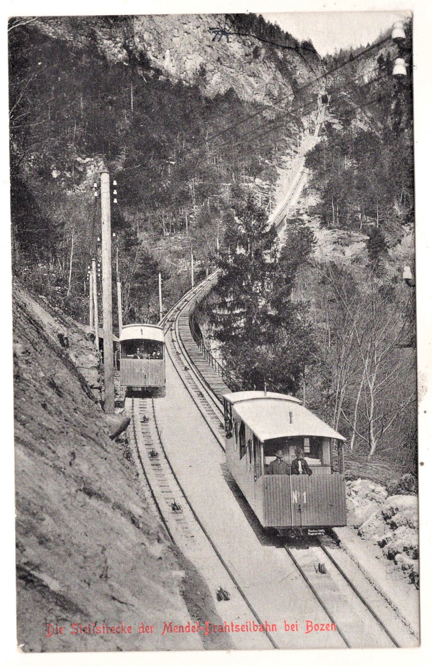 Cartolina Sudtirol Alto Adige Bolzano Bozen trenino della Mendola | Collezionissimo