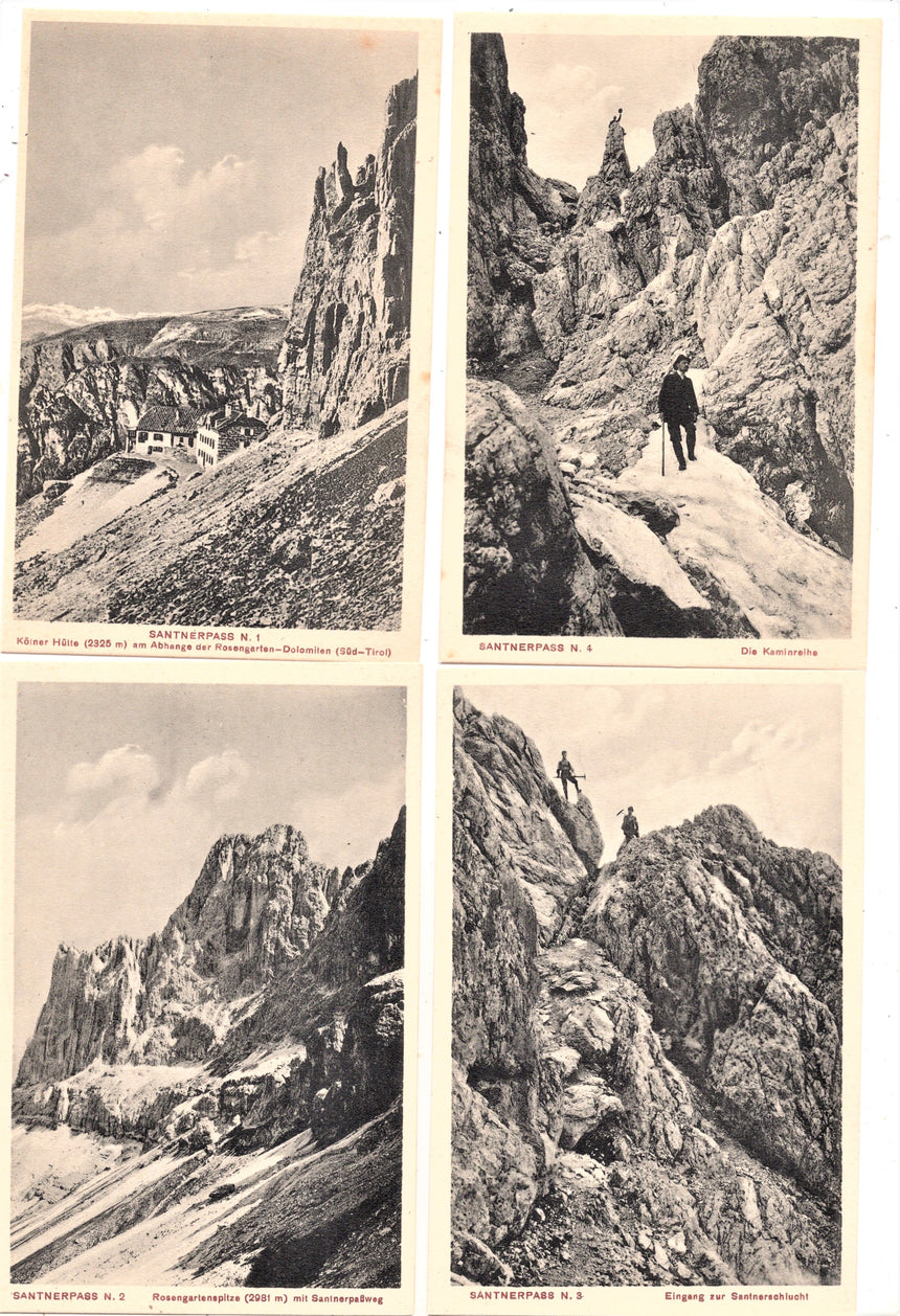 Cartolina Sudtirol Alto Adige Bolzano Bozen Santnerpass 1.2.3.4.Phot. P.Hager Còln | Collezionissimo