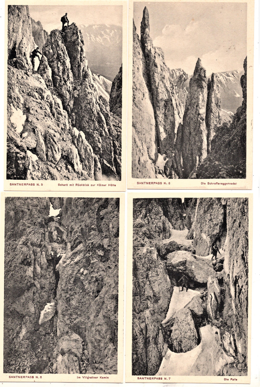 Cartolina Sudtirol Alto Adige Bolzano Bozen Santnerpass 5.6.7.8.Phot. P.Hager Còln | Collezionissimo