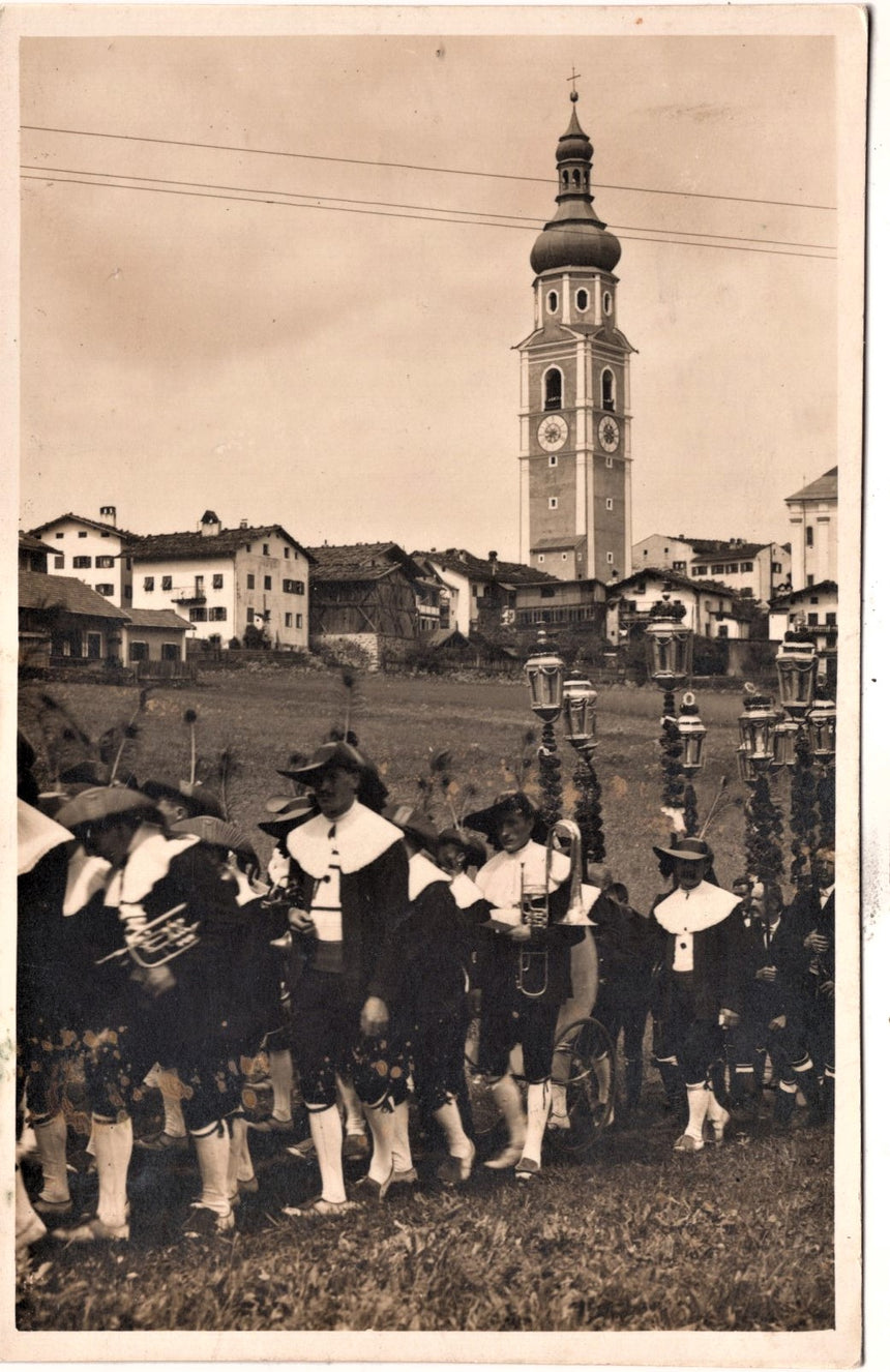 Cartolina Sudtirol Alto Adige Bolzano Bozen Castelrotto Siusi processione | Collezionissimo