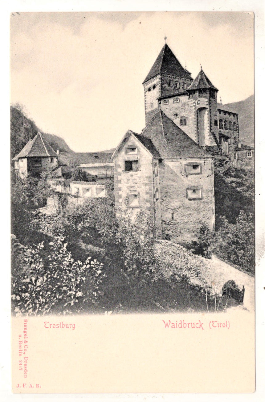 Cartolina Sudtirol Alto Adige Bolzano Bozen die Trostburg Waidbruck Tirol | Collezionissimo