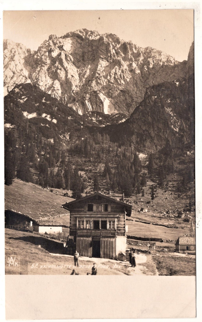 Cartolina Sudtirol Alto Adige Bolzano Bozen Kaindlhutte mit Scheffauer Kaiser Tirol | Collezionissimo