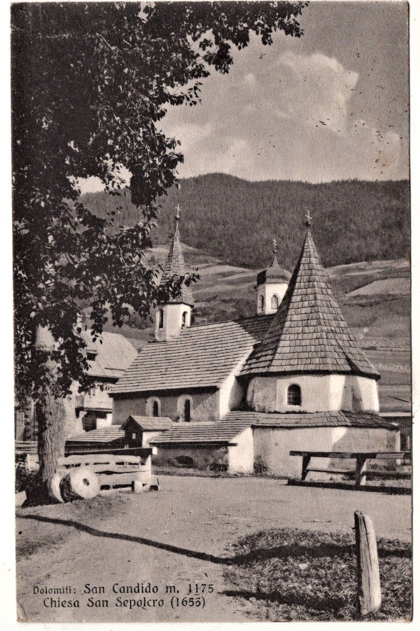 Cartolina Sudtirol Alto Adige Bolzano Bozen san Candido chiesa San Sepolcro | Collezionissimo