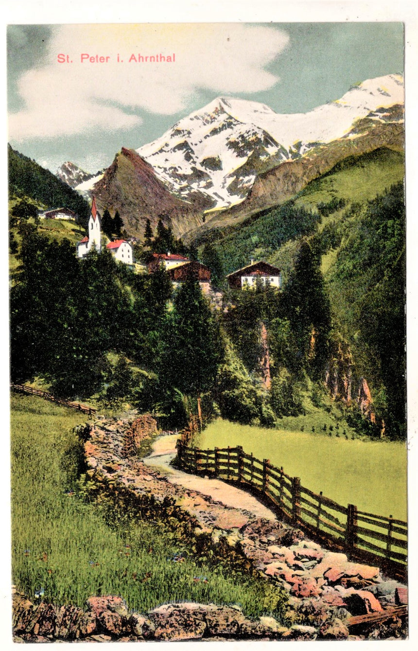 Cartolina Sudtirol Alto Adige Bolzano Bozen Valle Aurina San Peter | Collezionissimo