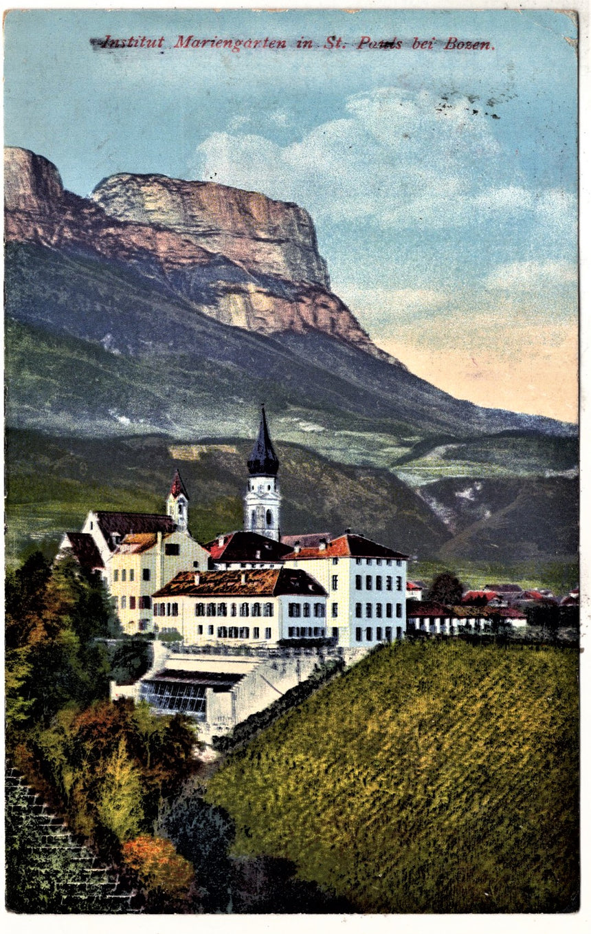 Cartolina Sudtirol Alto Adige Bolzano Bozen Mariengarten in St.Paul | Collezionissimo