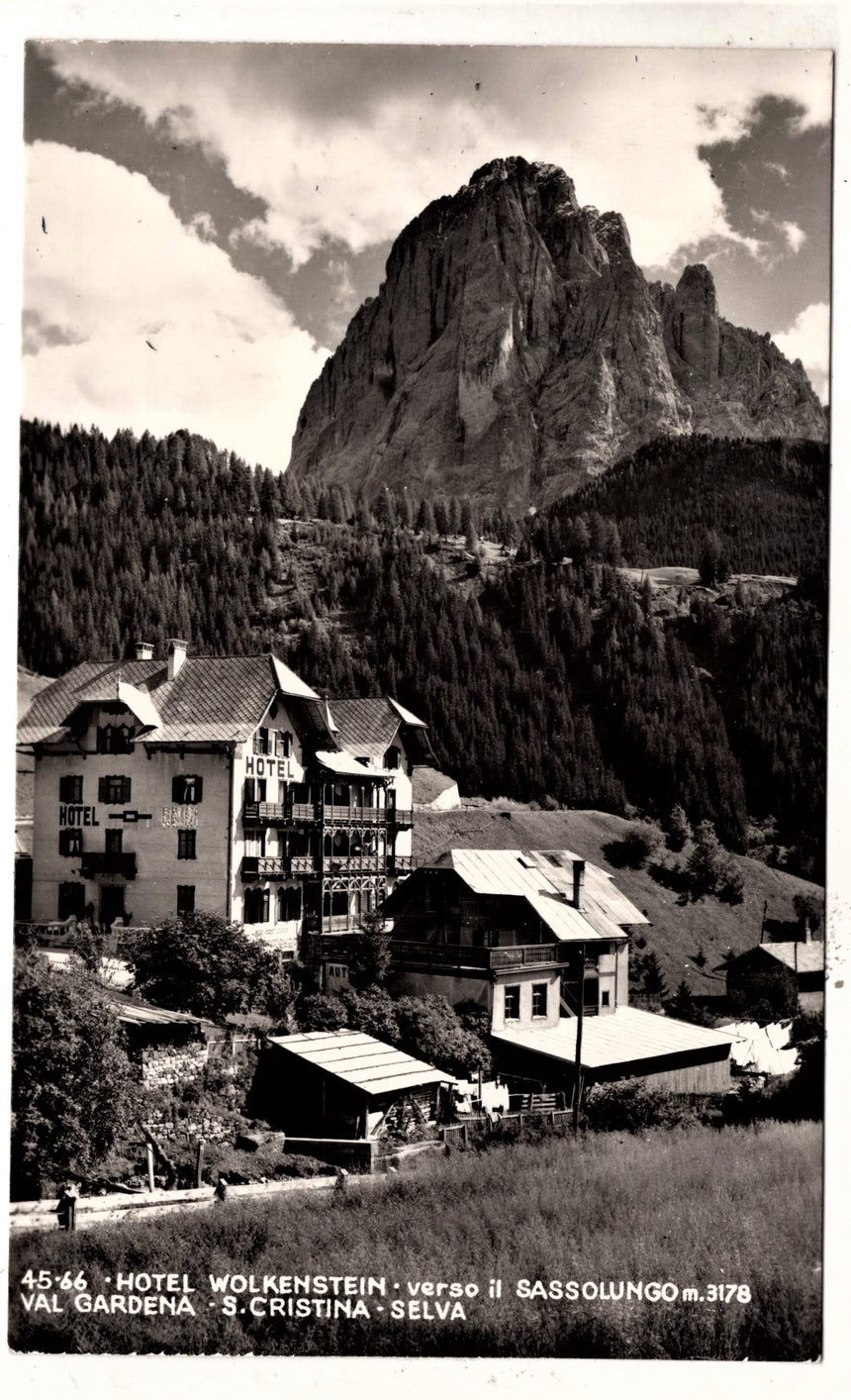 Cartolina Sudtirol Alto Adige Bolzano Bozen Hotel Wolkenstein S.Cristina Val Gardena | Collezionissimo