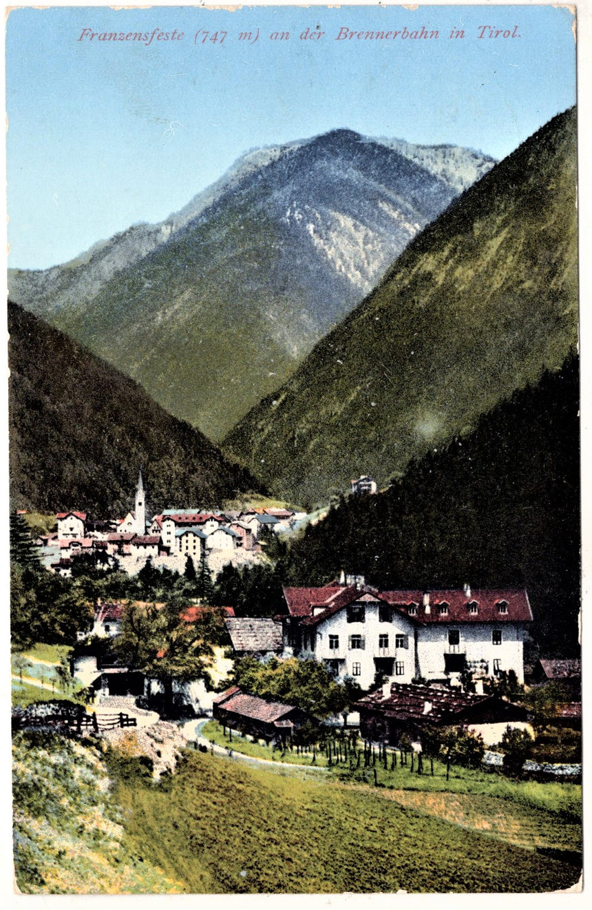 Cartolina Sudtirol Alto Adige Bolzano Bozen Franzensfeste an der Brennerbahn | Collezionissimo