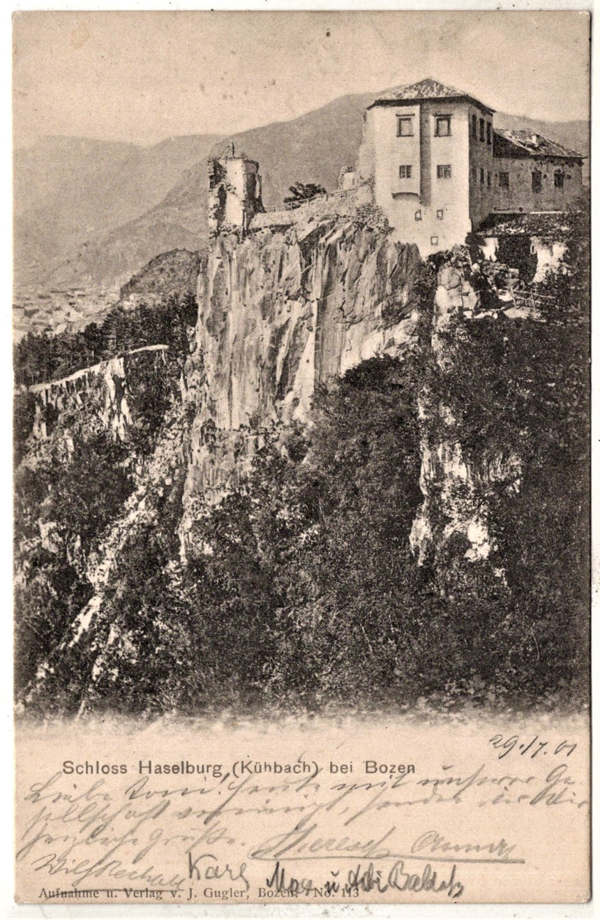 Cartolina Sudtirol Alto Adige Bolzano Bozen Schloss Haselburg | Collezionissimo