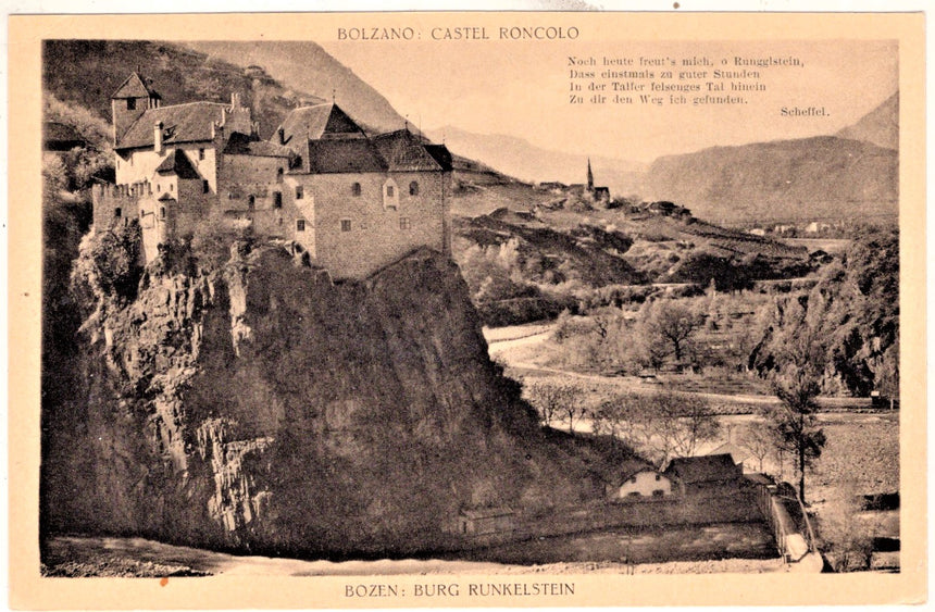 Cartolina Sudtirol Alto Adige Bolzano Bozen Castel Roncolo | Collezionissimo