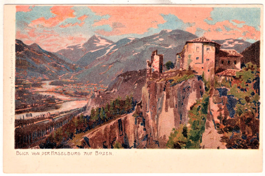 Cartolina Sudtirol Alto Adige Bolzano Bozen schloss Haselburg | Collezionissimo