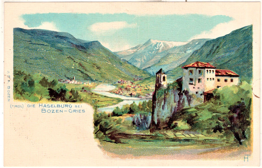 Cartolina Sudtirol Alto Adige Bolzano Bozen Schloss Haselburg | Collezionissimo