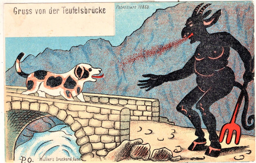 Cartolina Gruss von der Teufelsbruche | Collezionissimo