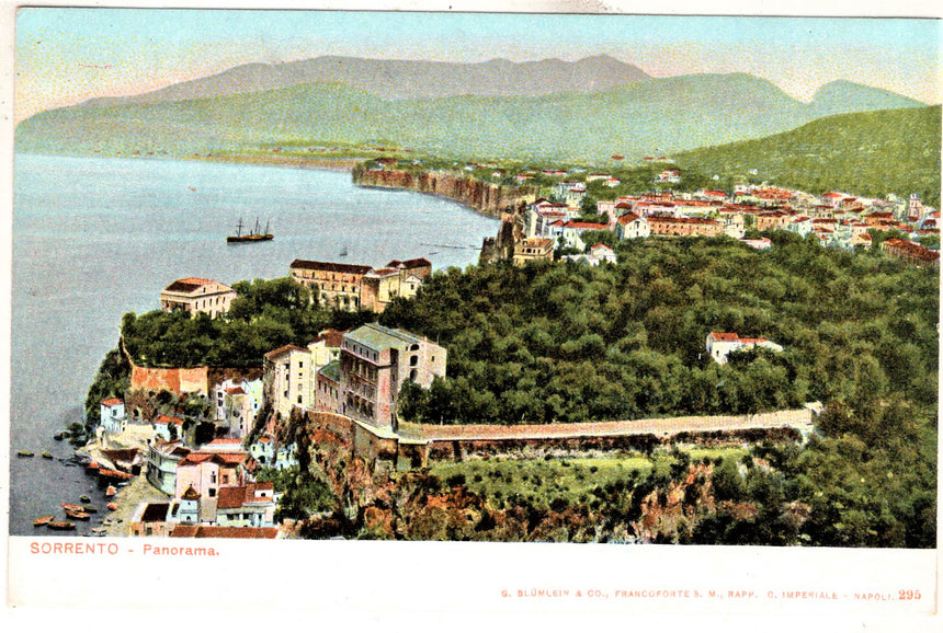 Cartolina Sorrento panorama del 1900 | Collezionissimo