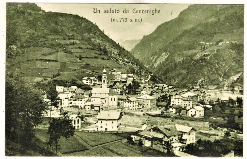 Cartolina Cencenighe un saluto Belluno | Collezionissimo