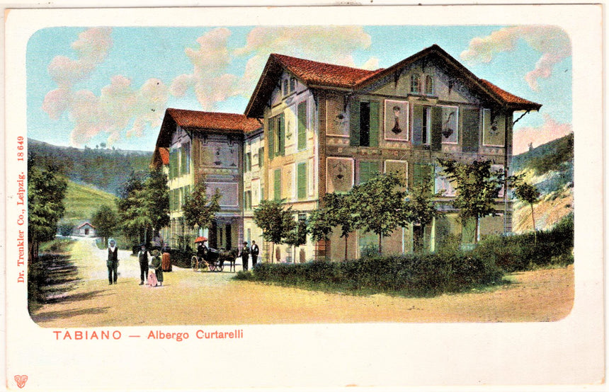 Cartolina Tabiano albergo Curtarelli Parma | Collezionissimo