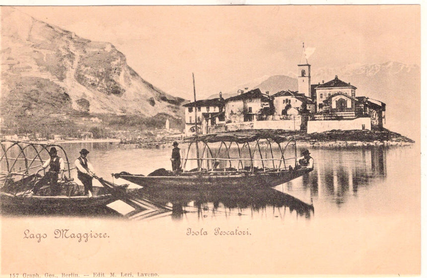 Cartolina Lago Maggiore isola dei Pescatori | Collezionissimo