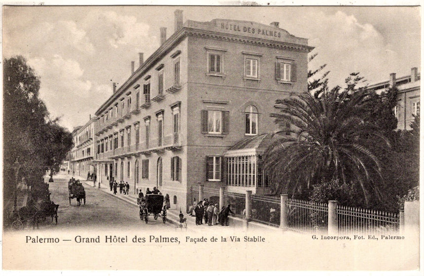 Cartolina Palermo Gran Hotel Palmes | Collezionissimo