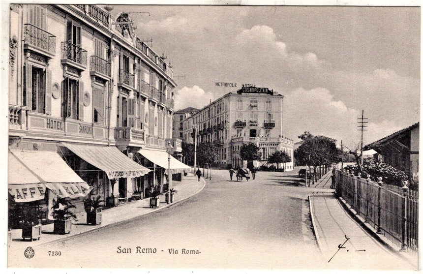 Cartolina San Remo via Roma | Collezionissimo