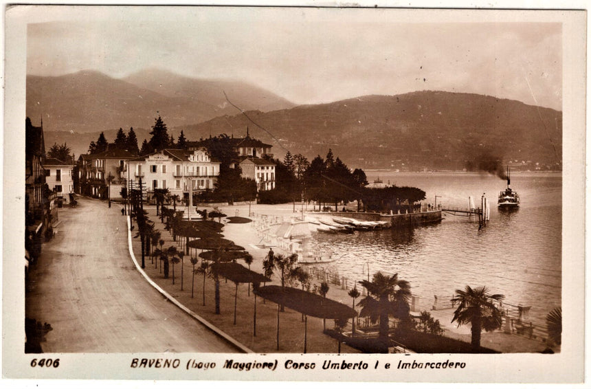 Cartolina Baveno corso Umberto I lago Maggiore | Collezionissimo