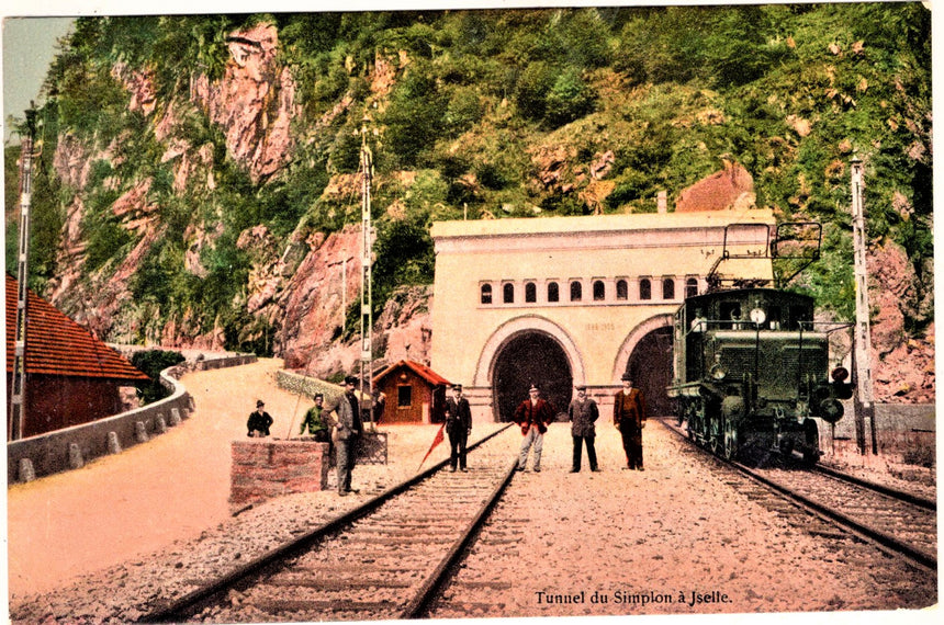 Cartolina Sempione Tunnel du Simplon à Jeselle | Collezionissimo