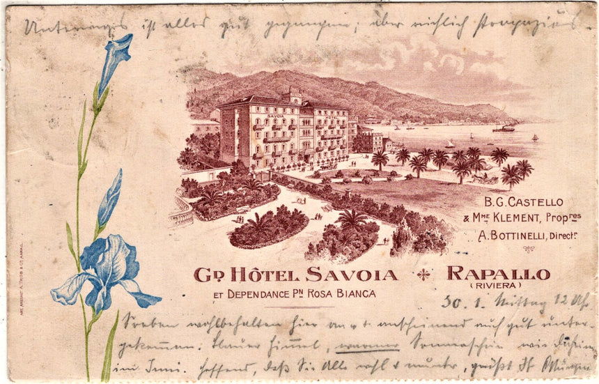 Cartolina Rapallo Gran Hotel Savoia | Collezionissimo