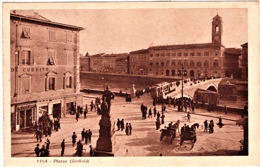 Cartolina Pisa Piazza Garibaldi | Collezionissimo