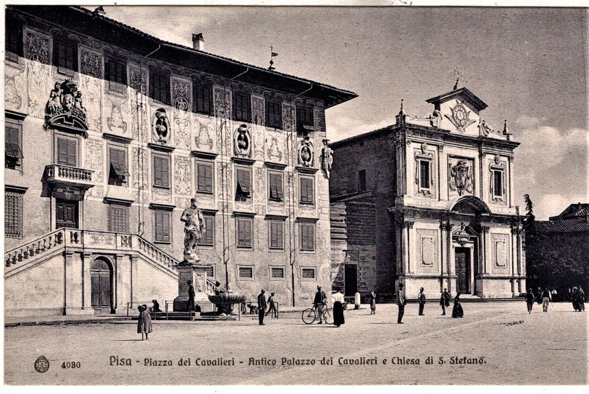 Cartolina Pisa piazza dei Cavalieri e chiesa S.Stefano | Collezionissimo