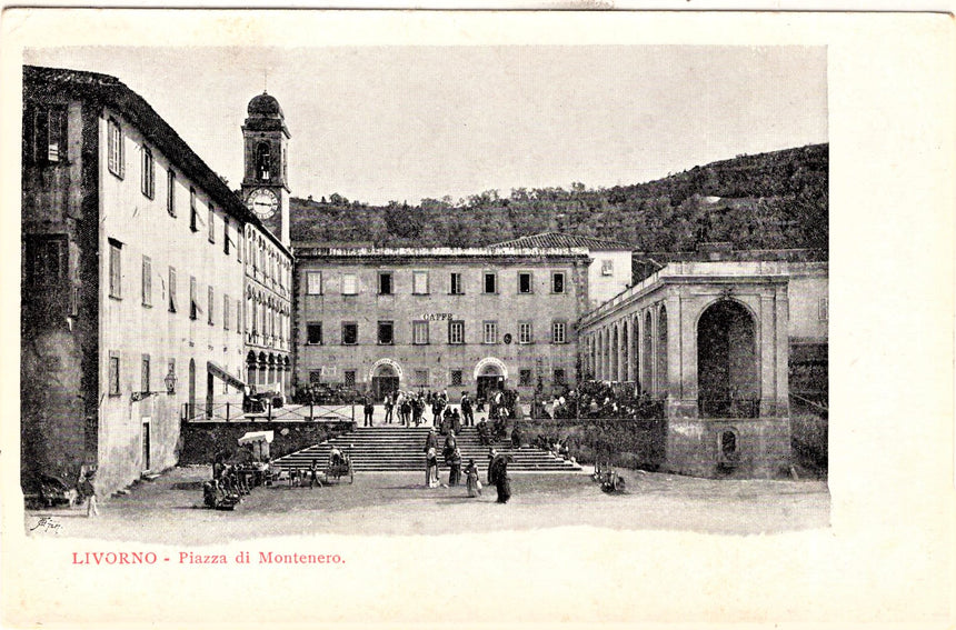 Cartolina Livorno piazza di Montenero | Collezionissimo