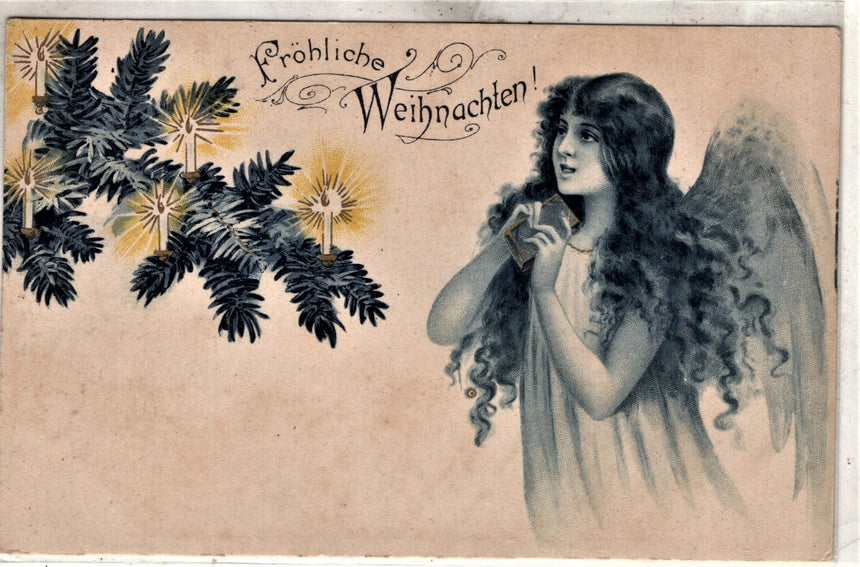 Cartolina Buon Natale / anno. Frohe Weihnachten / Neues Jahr. Merry Christmas & Happy New Year | Collezionissimo