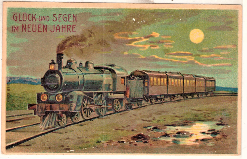 Cartolina Buon Natale / anno. Frohe Weihnachten / Neues Jahr. Merry Christmas & Happy New Year | Collezionissimo