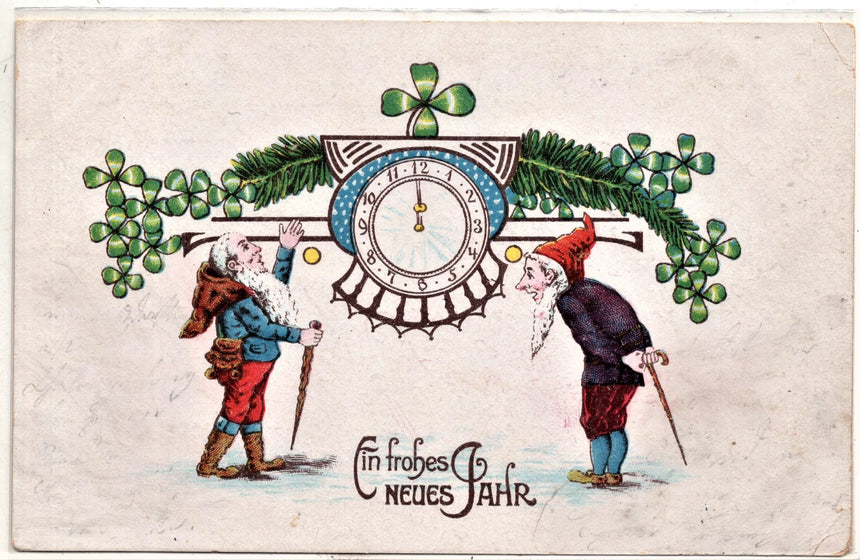 Cartolina Buon Natale / anno. Frohe Weihnachten / Neues Jahr. Merry Christmas & Happy New Year | Collezionissimo