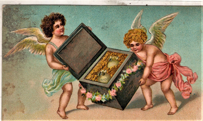 Cartolina Buon Natale / anno. Frohe Weihnachten / Neues Jahr. Merry Christmas & Happy New Year | Collezionissimo