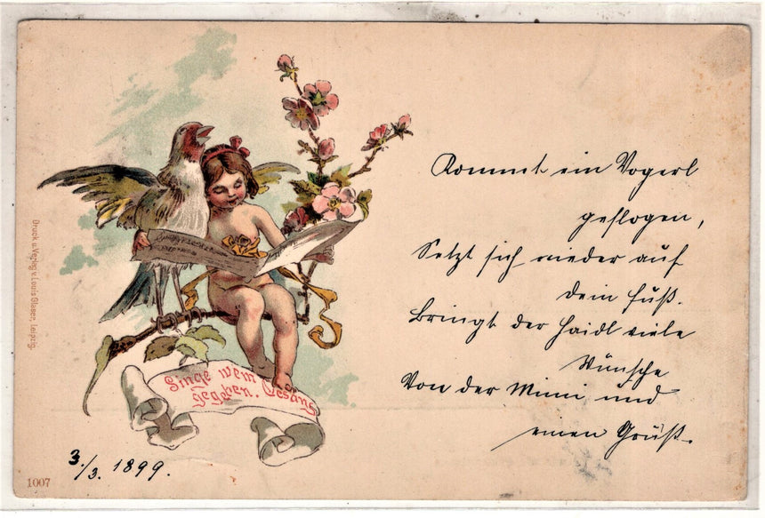 Cartolina Buon Natale / anno. Frohe Weihnachten / Neues Jahr. Merry Christmas & Happy New Year | Collezionissimo