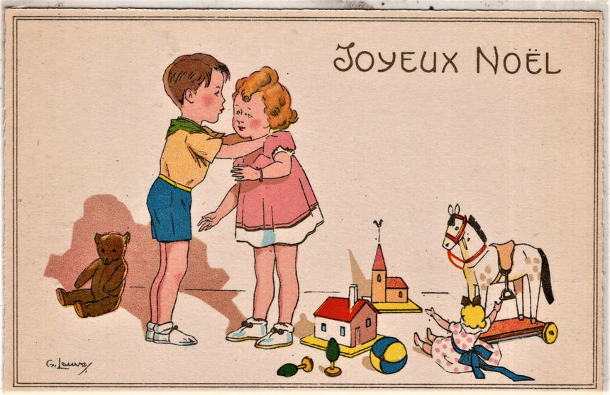 Cartolina Buon Natale / anno. Frohe Weihnachten / Neues Jahr. Merry Christmas & Happy New Year | Collezionissimo