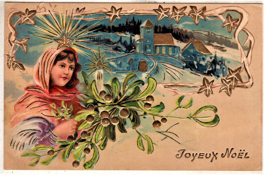 Cartolina Buon Natale / anno. Frohe Weihnachten / Neues Jahr. Merry Christmas & Happy New Year | Collezionissimo