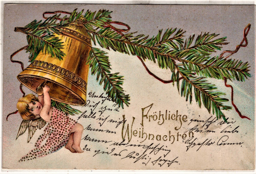 Cartolina Buon Natale / anno. Frohe Weihnachten / Neues Jahr. Merry Christmas & Happy New Year | Collezionissimo