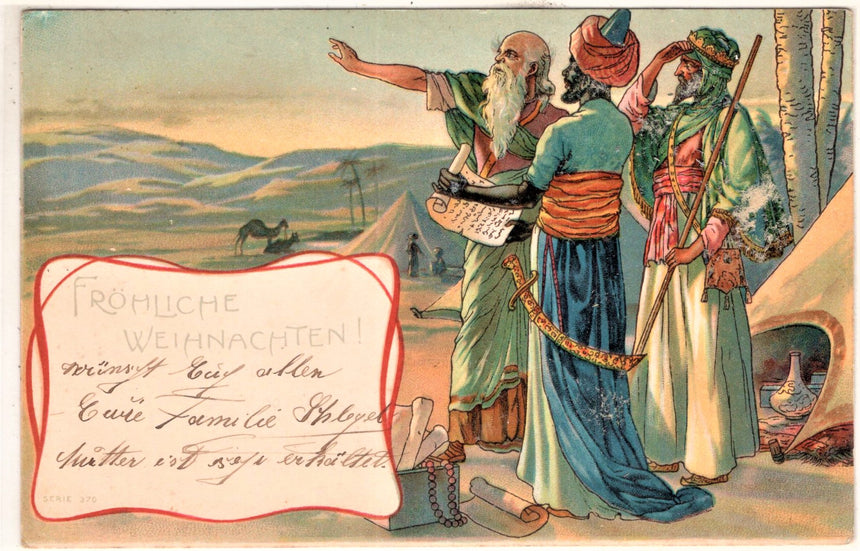 Cartolina Buon Natale / anno. Frohe Weihnachten / Neues Jahr. Merry Christmas & Happy New Year | Collezionissimo