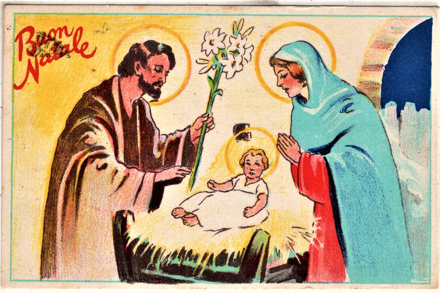 Cartolina Buon Natale / anno. Frohe Weihnachten / Neues Jahr. Merry Christmas & Happy New Year | Collezionissimo